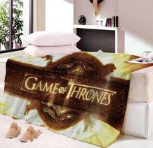 Load image into Gallery viewer, Fire And Blood Targaryen Blanket