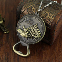 Load image into Gallery viewer, Stark Wolf Logo Necklace