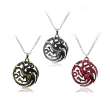 Load image into Gallery viewer, Targaryen Logo Necklaces