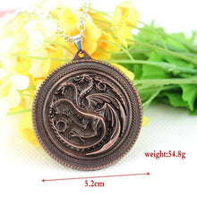 Load image into Gallery viewer, Targaryen Logo Necklaces
