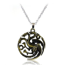 Load image into Gallery viewer, Stark Wolf Logo Necklace