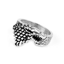 Load image into Gallery viewer, Wolf Head Ring